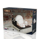 Rose Gold Dish Rack with Tray