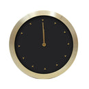 Gold & Black Clock