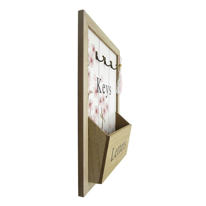 Oriental Blossom Key & Letter Shelf