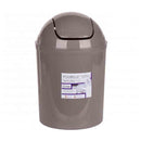 5L Taupe Plastic Swing Bin