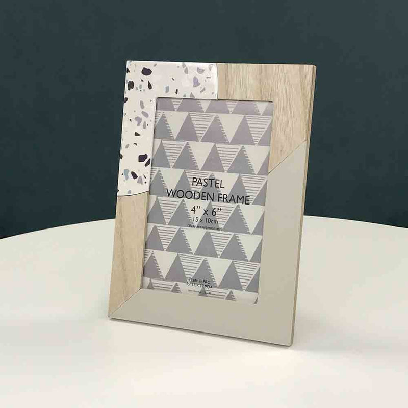 Pastel Wooden Frame 4x6 inch