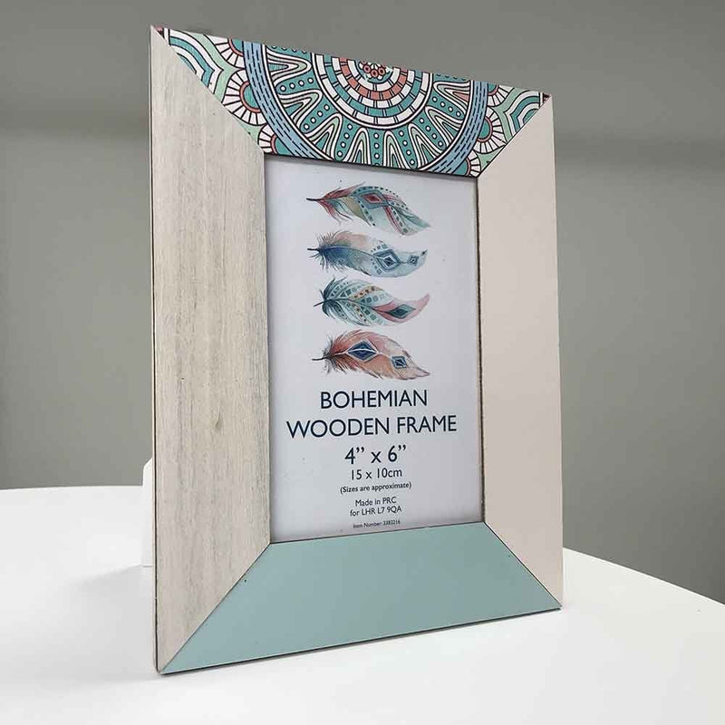 Bohemian Wooden Frame 6x4