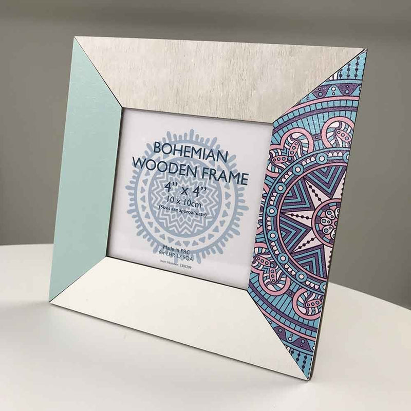 Bohemian Wooden Frame 4x4
