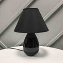 Grace Table Lamp - Black size 22.5cm x 29cm