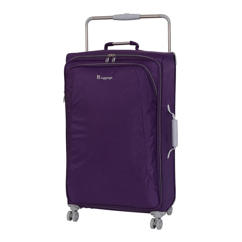 World's Lightest 8 Wheel Large Suitcase- Rich Purple