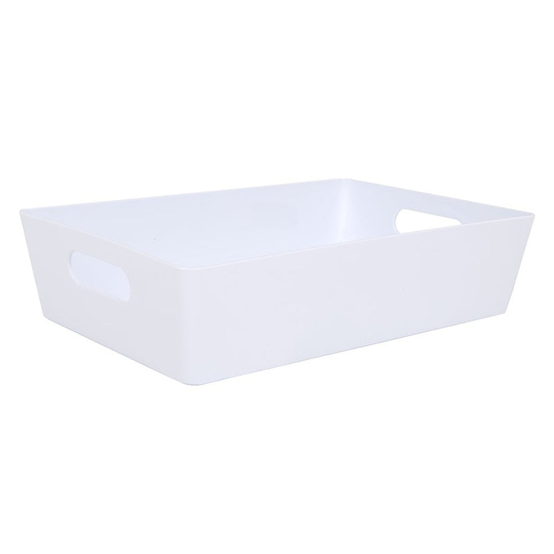 White Studio Storage Basket