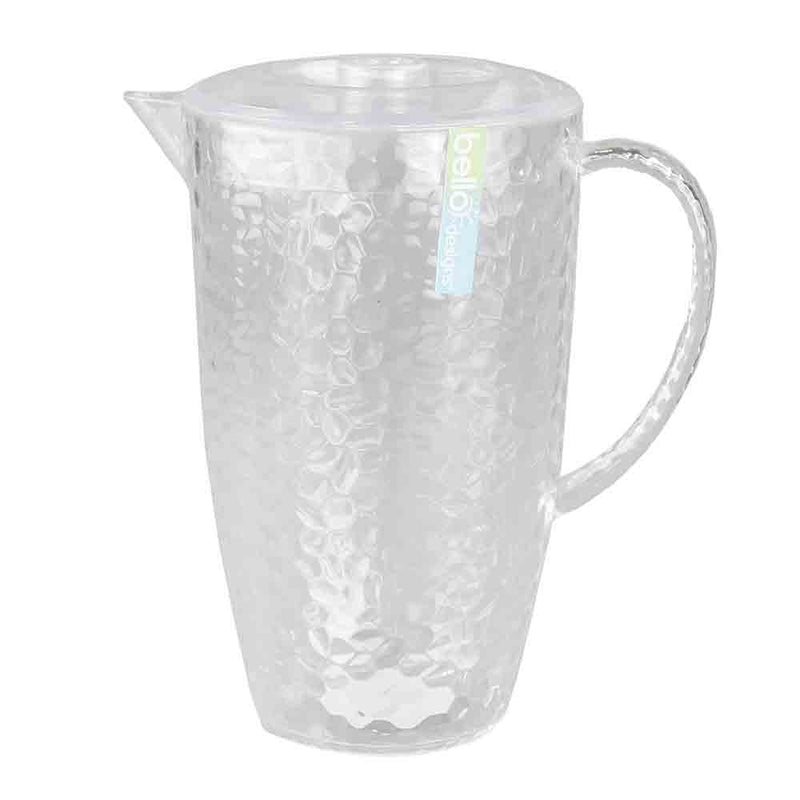 Clear Plastic Pitcher with Lid