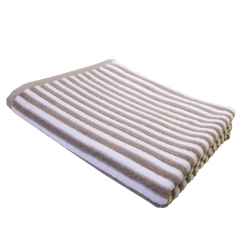 Bergen Striped Yarn Dyed Towel - Natural