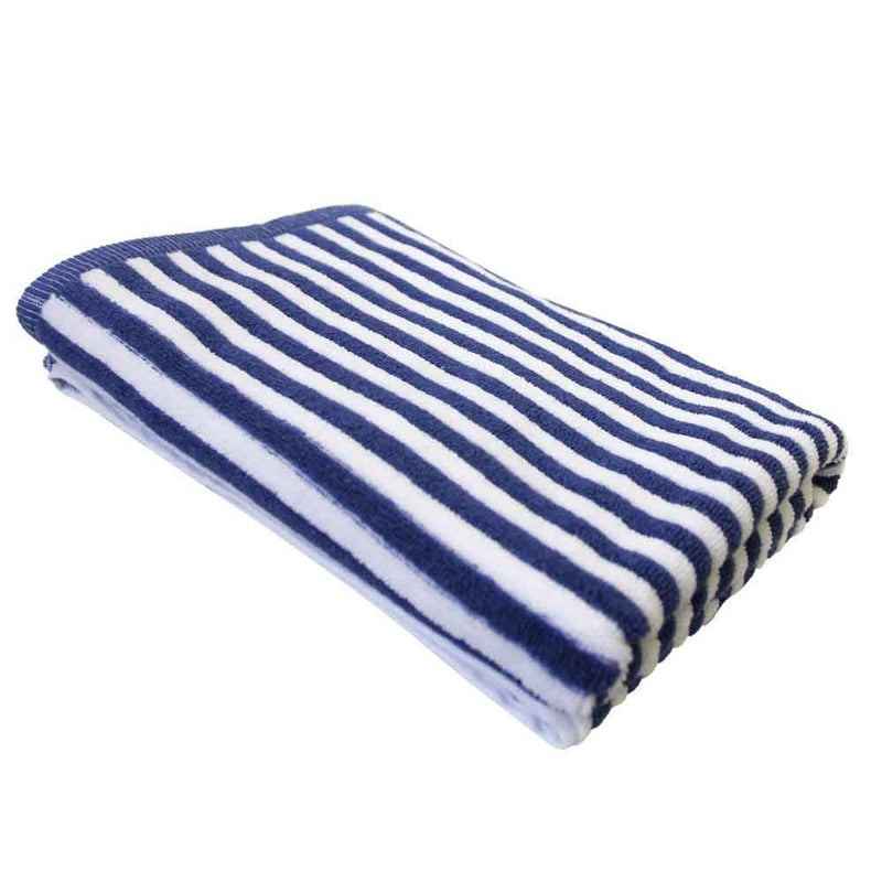 Bergen Striped Yarn Dyed Towel - Blue