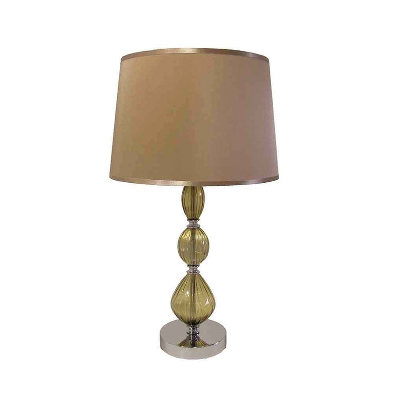 Fleur Glass Table Lamp - Champagne  - size 28.5x49cm