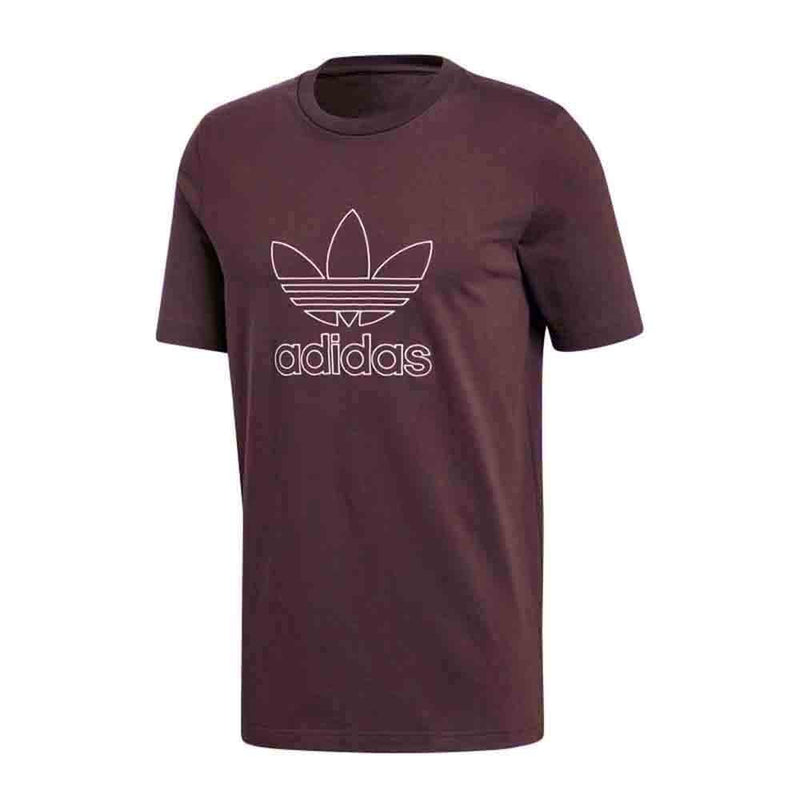 Adidas Outline T-Shirt - Burgundy