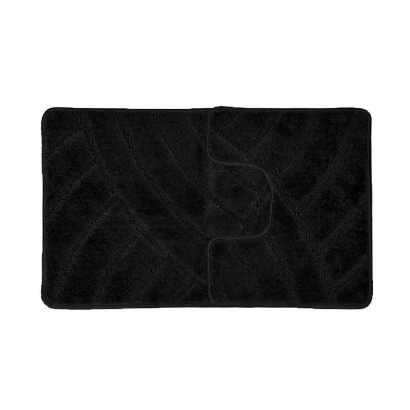 Cascade 2 Piece Bath Math Set - Black