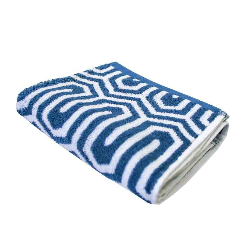 Anholt Yarn Dyed Towel  Range - Peacock
