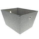 Large Charcoal Woven Storage Box