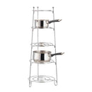 5 Tier Chrome Saucepan Stand
