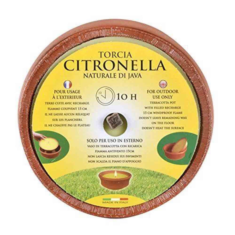 Citronella Large Terracotta Outdoor Candle