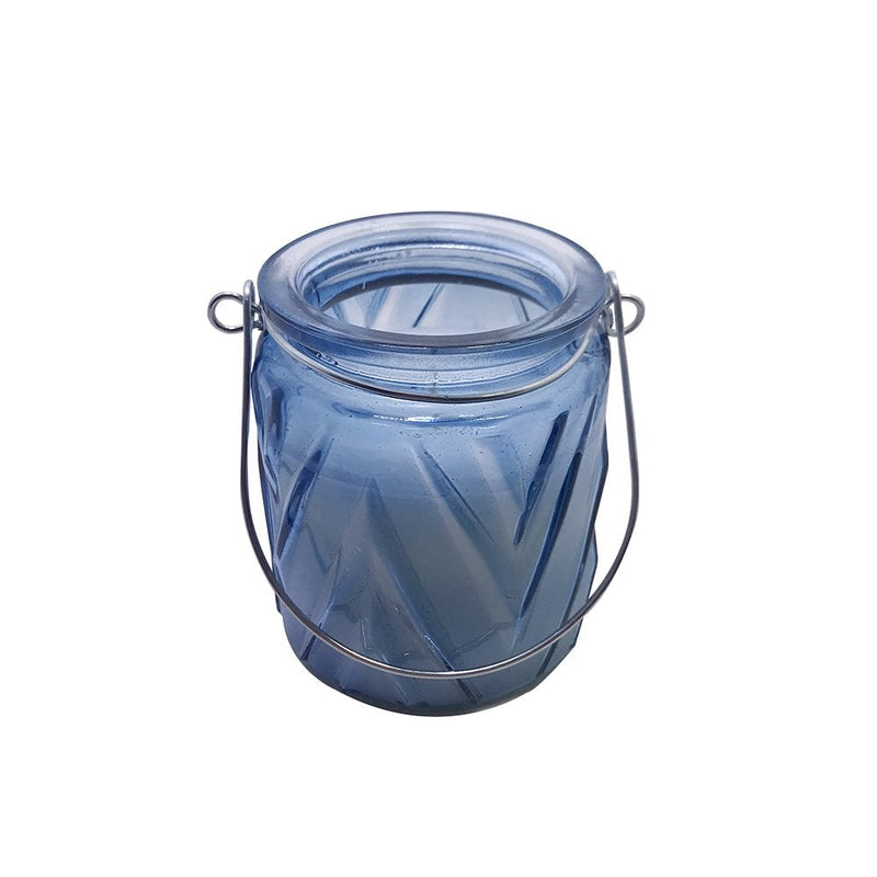 Blue Candle Jar