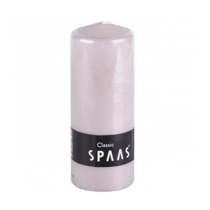 Large Beige Pillar Candle