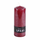 Large Burgandy Pillar Candle