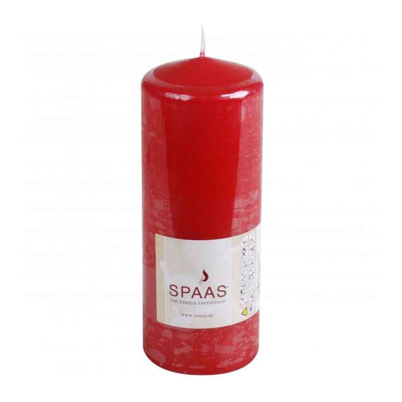 Large Red Pillar Candle