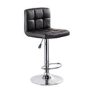 Boston Black Faux Leather Breakfast Kitchen Home Bar Swivel Stool Chair Barstool
