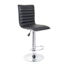 New York Black Padded Faux Leather Home Breakfast Bar Stool Barstool Kitchen
