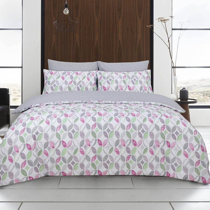 Castile/Amelie Twin Pack Berry Duvet Set