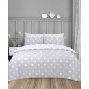 Polka Dot/Window Pane Twin Pack Duvet Set