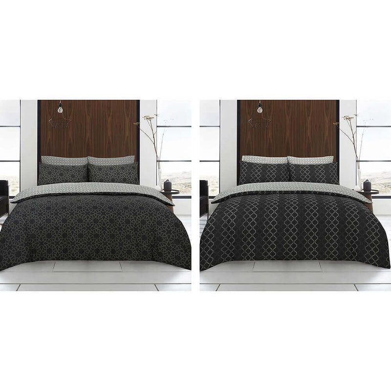 Honeycomb/Caine Twin Pack Duvet Set