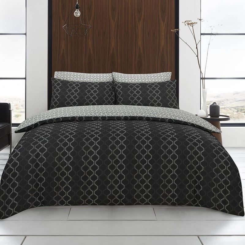 Honeycomb/Caine Twin Pack Duvet Set