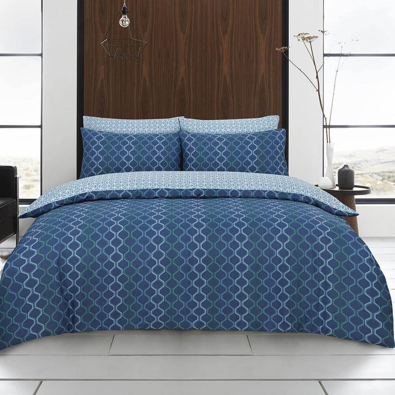 Honeycomb/Caine Twin Pack Duvet Set