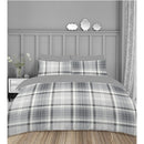 Twill Check/Twill Stripe Twin Pack Duvet Set
