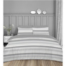 Twill Check/Twill Stripe Twin Pack Duvet Set