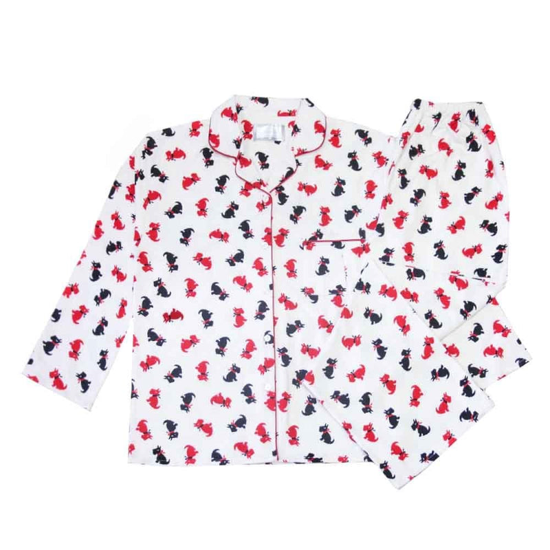 Scotty Dog Flannel Pyjama Set