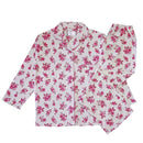 Pink Floral Flannel Pyjama Set