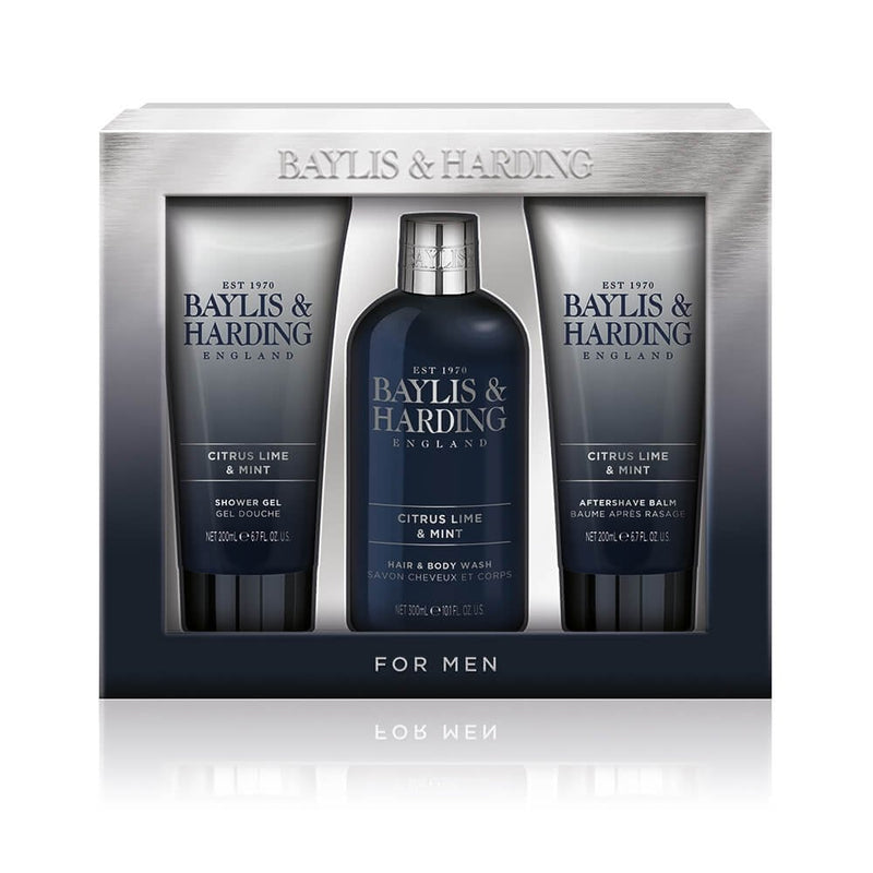 Men's Citrus, Lime & Mint Grooming Trio Gift Set