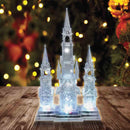 Colour Changing LED Swirling Gitter Castle