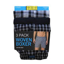 3PK Woven Boxers - Black