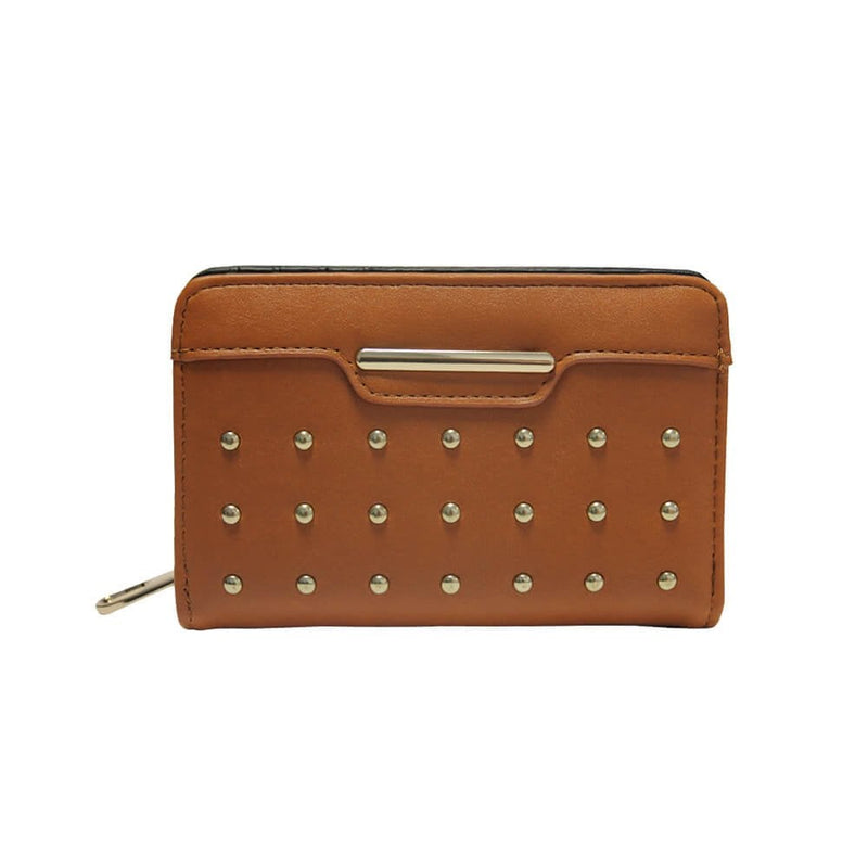 Studded Purse Tan