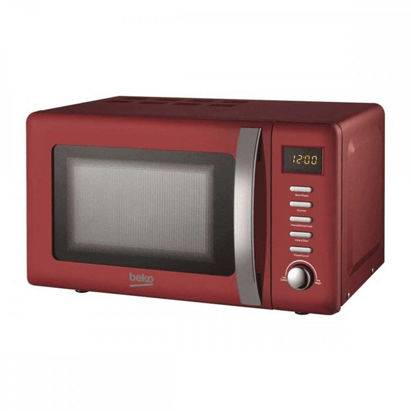 Beko Retro 800W 20L Microwave - Red
