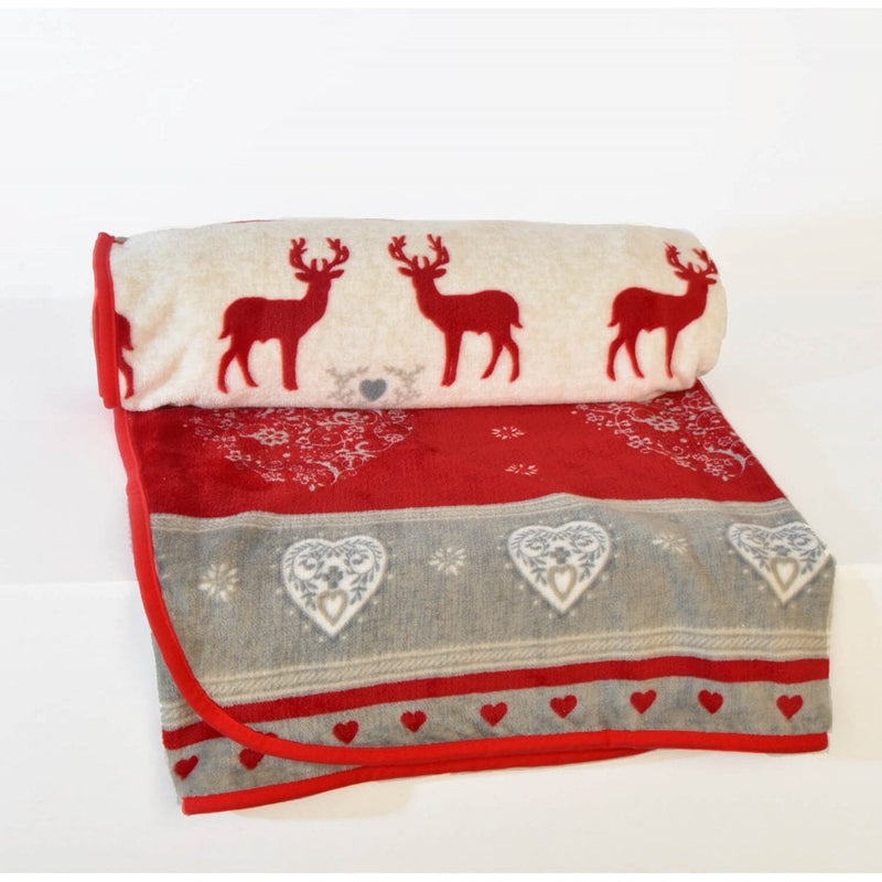 Christmas Fairisle Throw