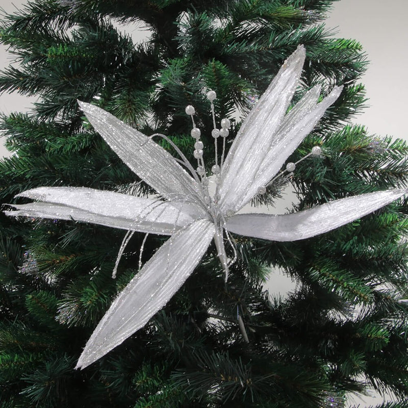 Christmas Sparkle Super Flower Decoration Glitter 45cm