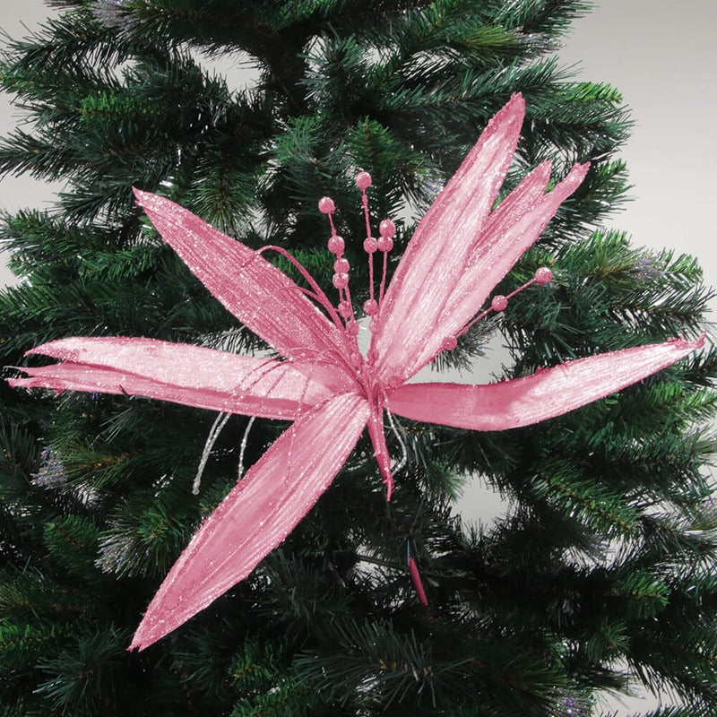 Christmas Sparkle Super Flower Decoration Glitter 45cm