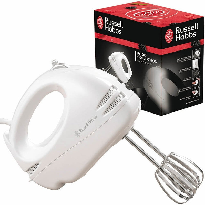 Russell Hobbs 6 Speed Hand Mixer - White