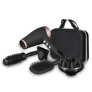Carmen Noir Hair Dryer Gift Set - Black/Rose Gold
