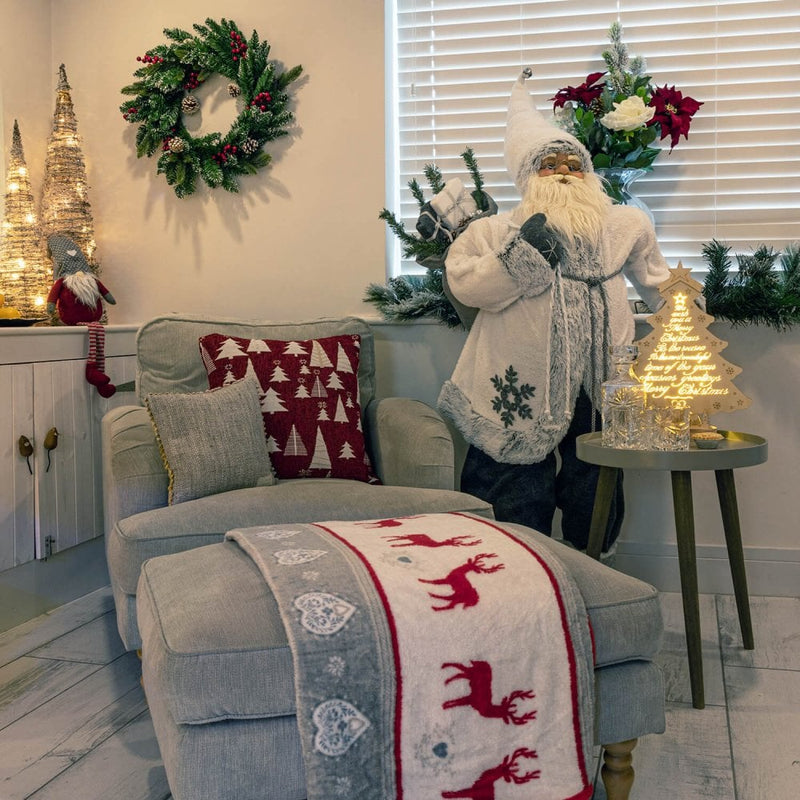 Christmas Fairisle Throw