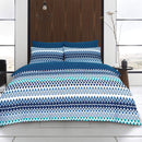 Gene Digital/Crosshatch Twin Pack Duvet Set