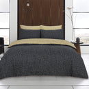 Gene Digital/Crosshatch Twin Pack Duvet Set