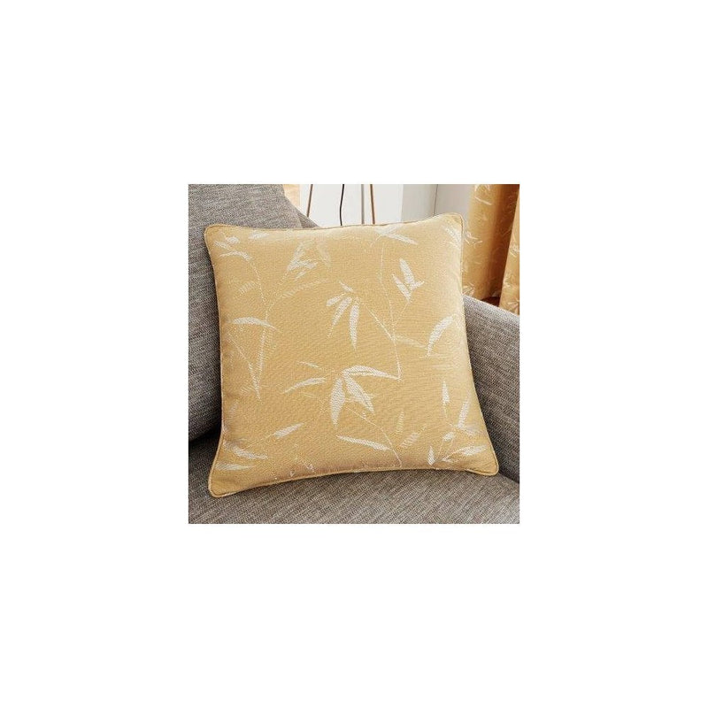 Sagano Ochre Jacquard Cushion