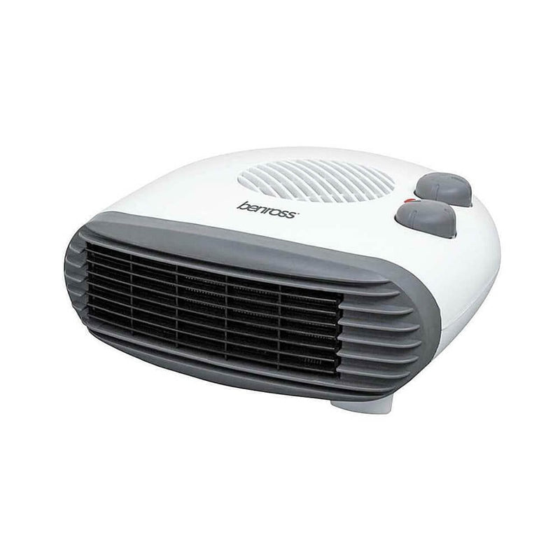 Benross Portable Travel Electric Horizontal Fan Heater Room Office Home House